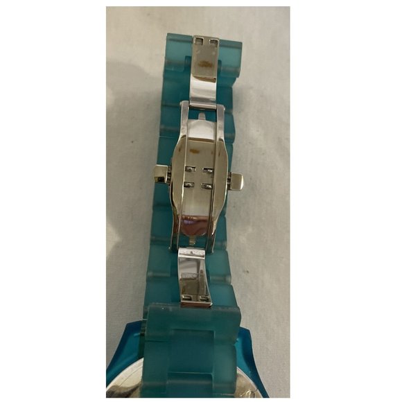 Invicta Model 1664 Men's Anatomic SS Case Light Blue Plastic Band Quartz Watch - Picture 7 of 10